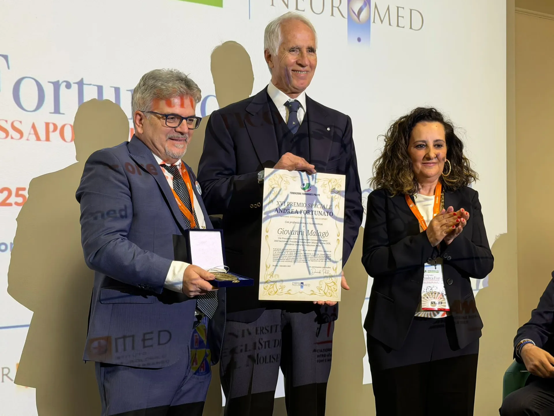 Premio Andrea Fortunato 2025: tra i big Balata e Malagò