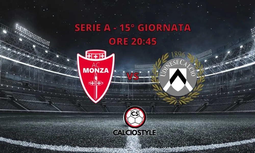 Monza-Udinese, le formazioni ufficiali: la scelta su Maldini