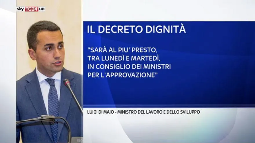 Approvato decreto dignità: spot scommesse vietati, rimangono solo i contratti in essere.