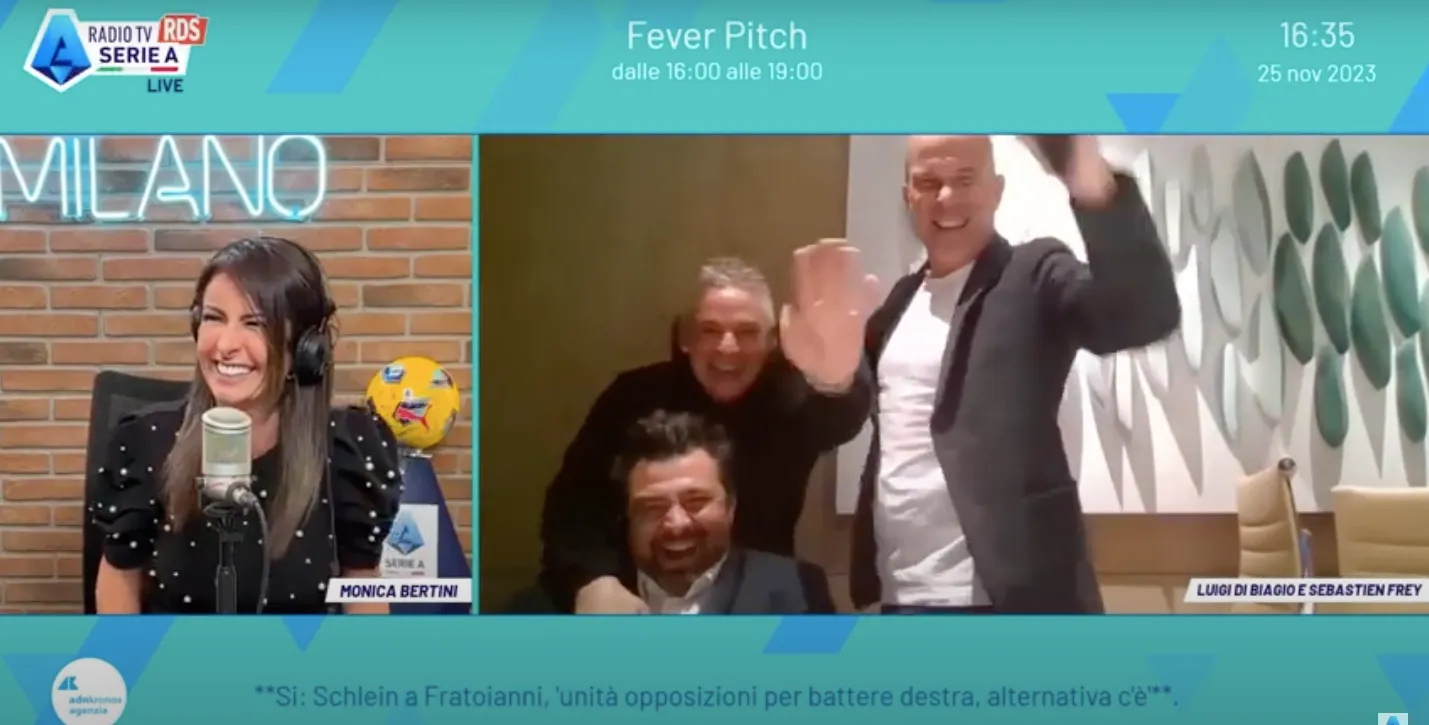 Baggio Frey Di Biagio ridono