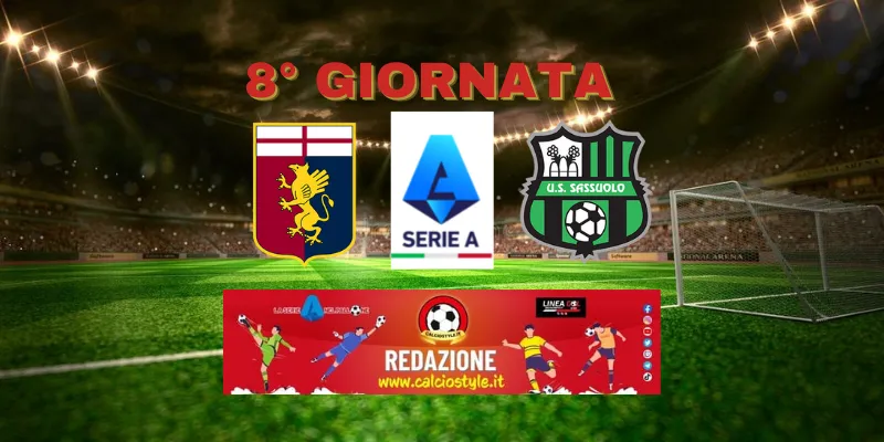 Genoa-Sassuolo: probabili formazioni e dove vederla