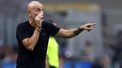 Osimhen e Stefano Pioli