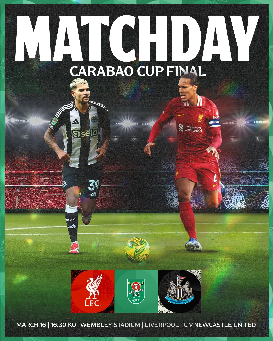 Liverpool-Newcastle, tutto pronto a Wembley: dove seguirla
