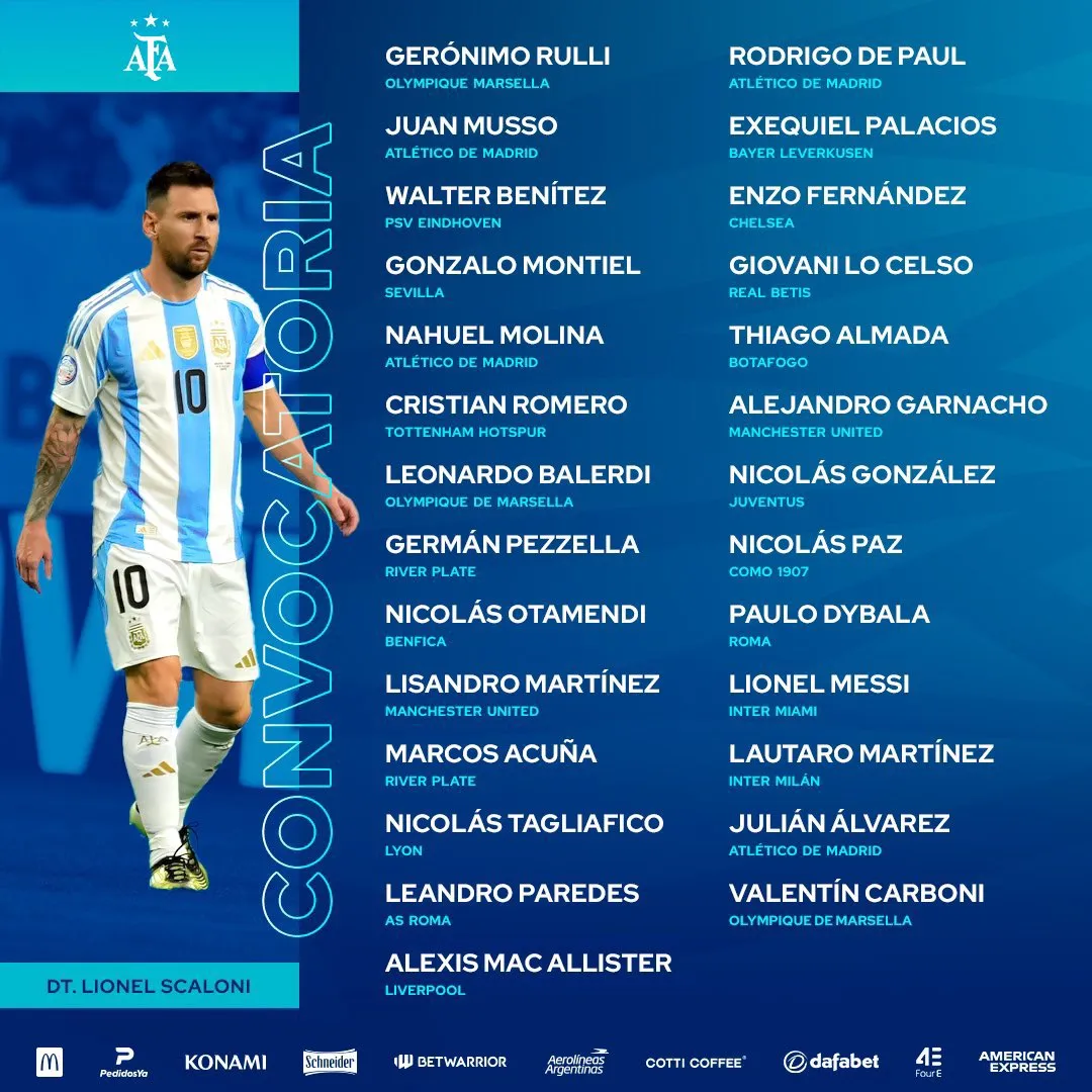 argentina convocazioni