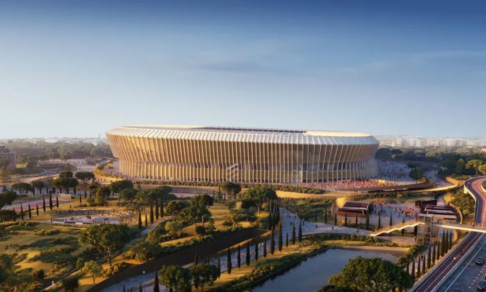 Roma, presentato in Comune il nuovo stadio: il comunicato