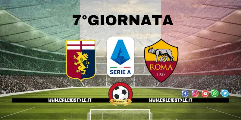 Genoa Roma: probabili formazioni e dove vederla