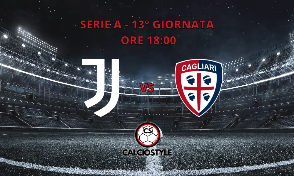 Juventus-Cagliari, le formazioni ufficiali: la scelta su Vlahovic