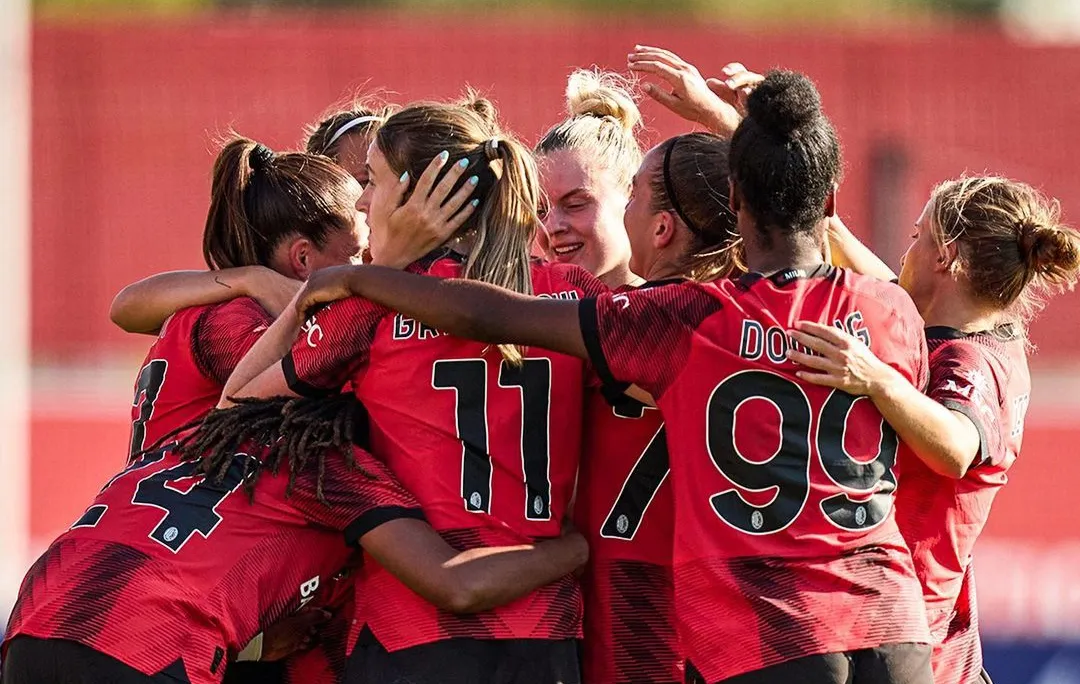 Milan femminile, esordio positivo nella The Women's Cup: ora la finale