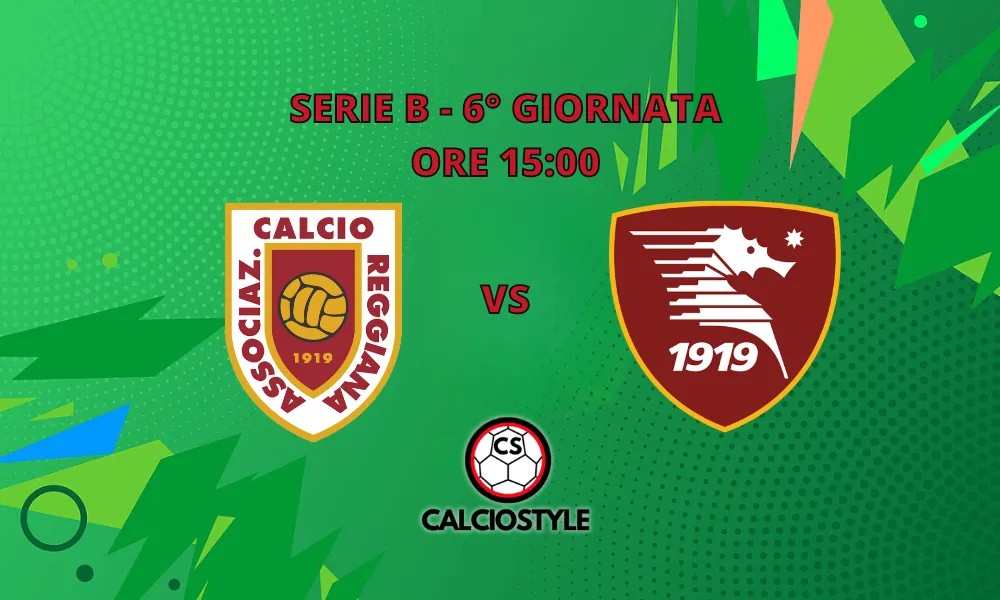 Reggiana-Salernitana, le probabili formazioni e dove vederla