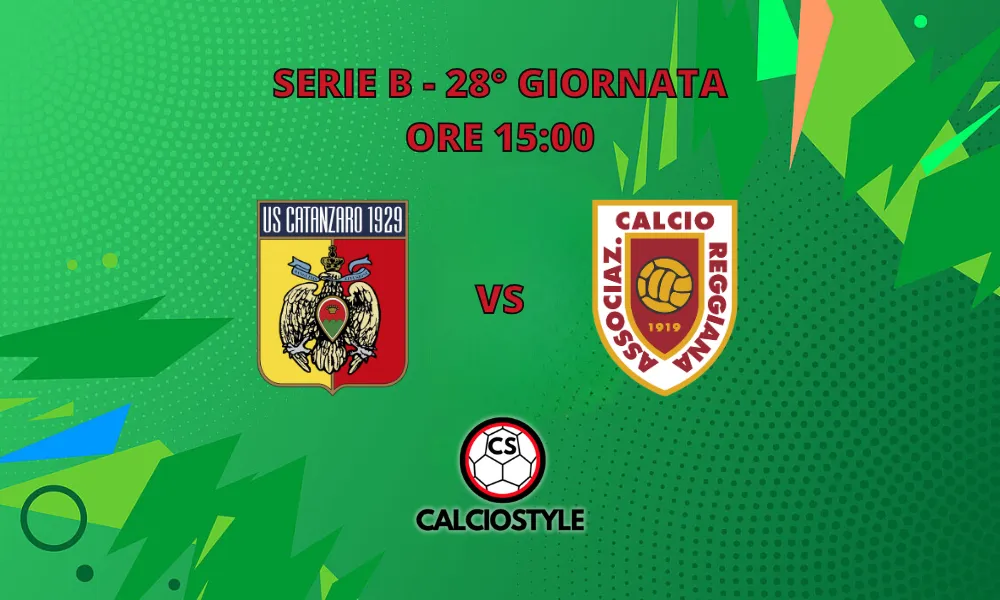 Catanzaro-Reggiana, le probabili formazioni e dove vederla