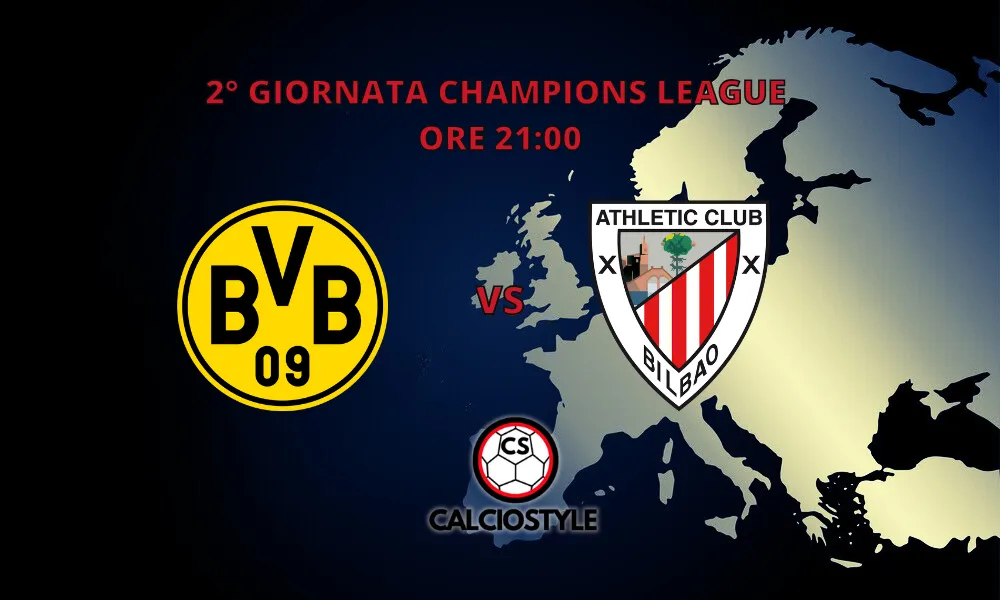 Borussia Dortmund- Athletic Club, probabili formazioni e dove vederla