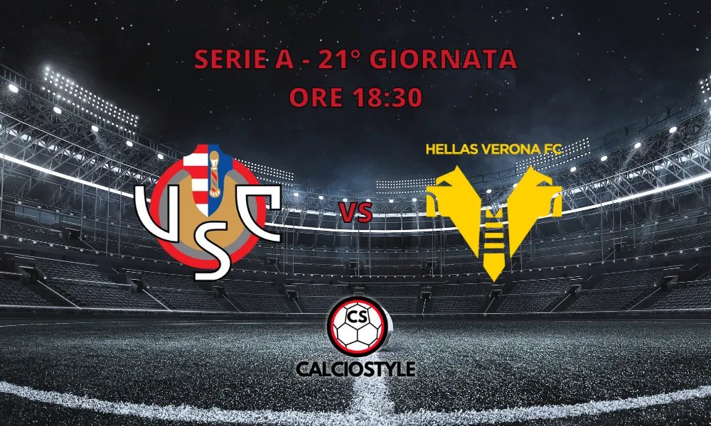 Cremonese-Hellas Verona, le formazioni ufficiali