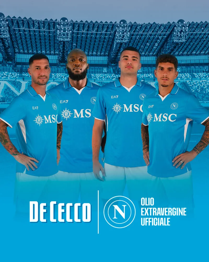 Napoli, la partnership con De Cecco