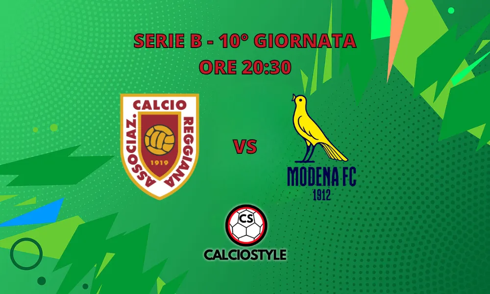 Reggiana-Modena: probabili formazioni e dove vederla