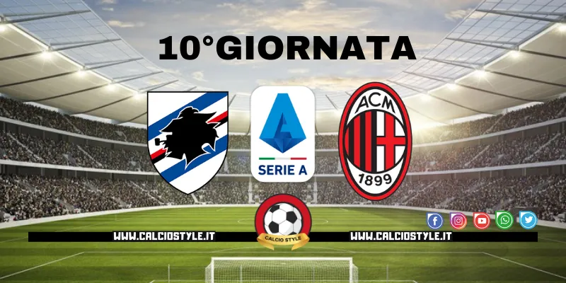 Sampdoria-Milan: le probabili formazioni e dove vederla