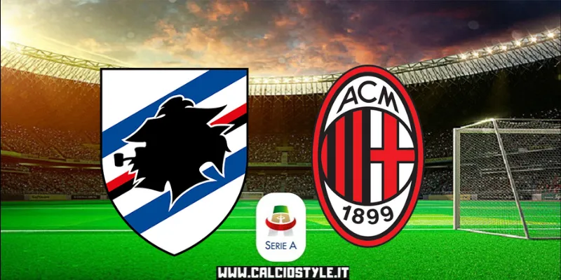 Sampdoria Milan: le probabili formazioni e dove vederla