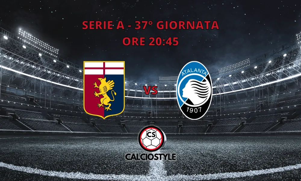Genoa-Atalanta, le formazioni ufficiali