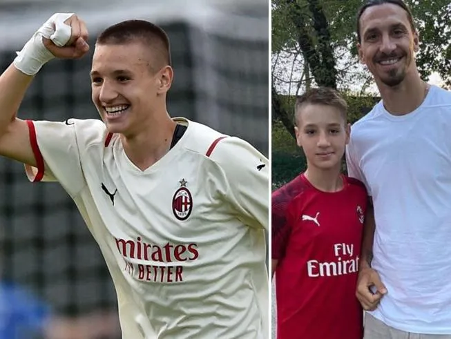 Milan - Camarda, tripletta in Nazionale: il bomber che si ispira a Ibra