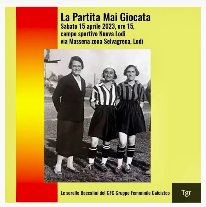 Giovanna Boccalini Barcellona: la locandina della partita in ricordo del Gfc