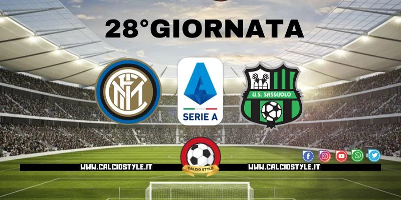 Inter-Sassuolo: probabili formazioni e dove vederla