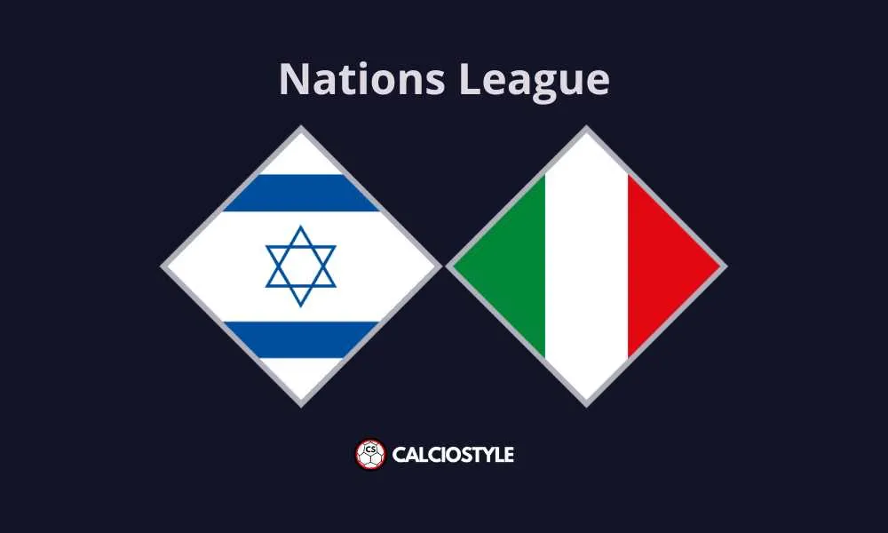Israele-Italia, le formazioni ufficiali