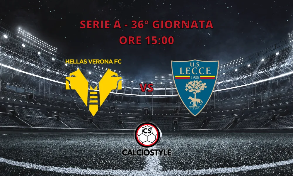 Hellas Verona-Lecce 1-1: un gol per parte e corsa salvezza ancora aperta