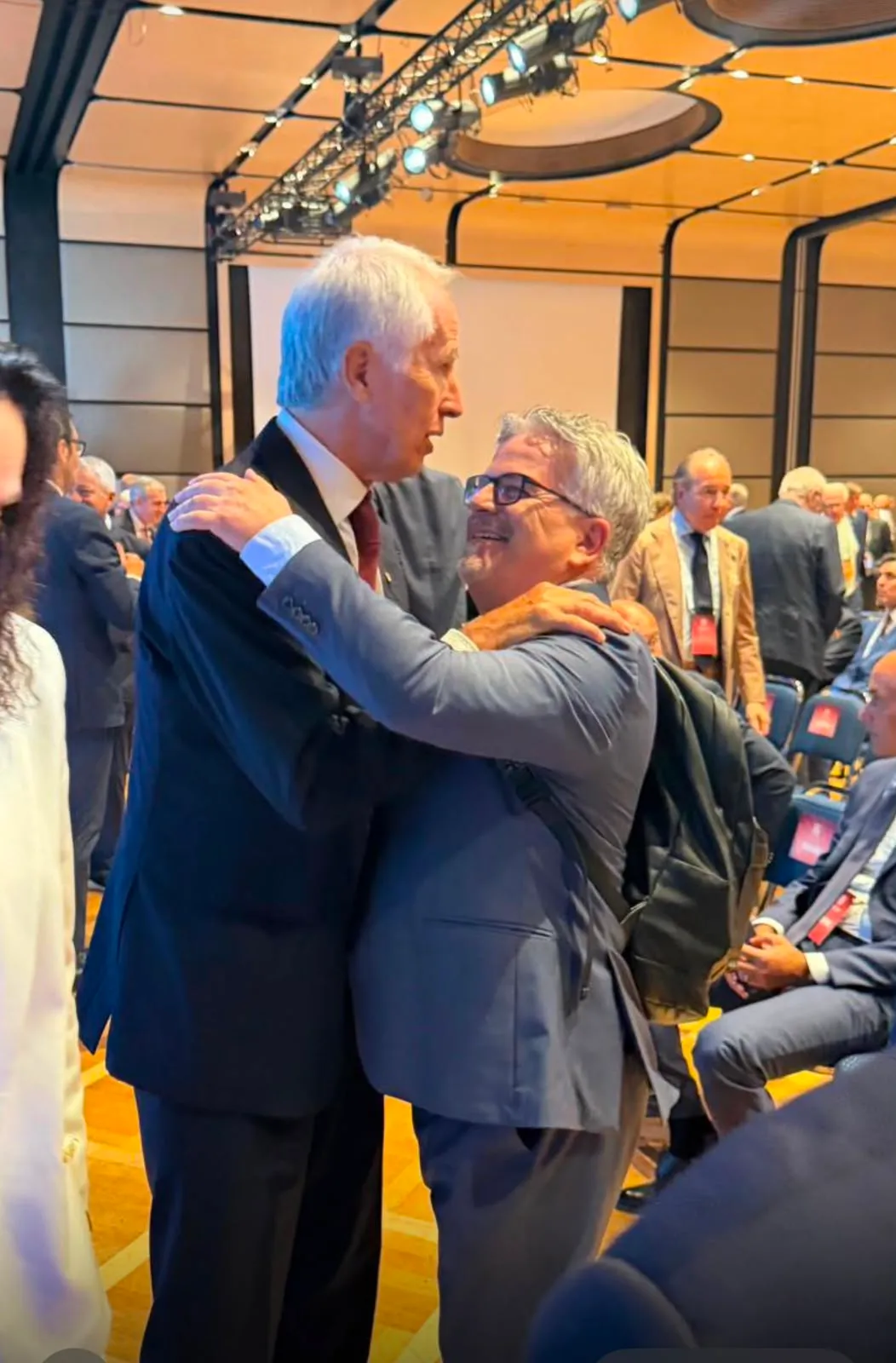 Giovanni Malagò Presidente FIGC: ecco un'immagine commovente