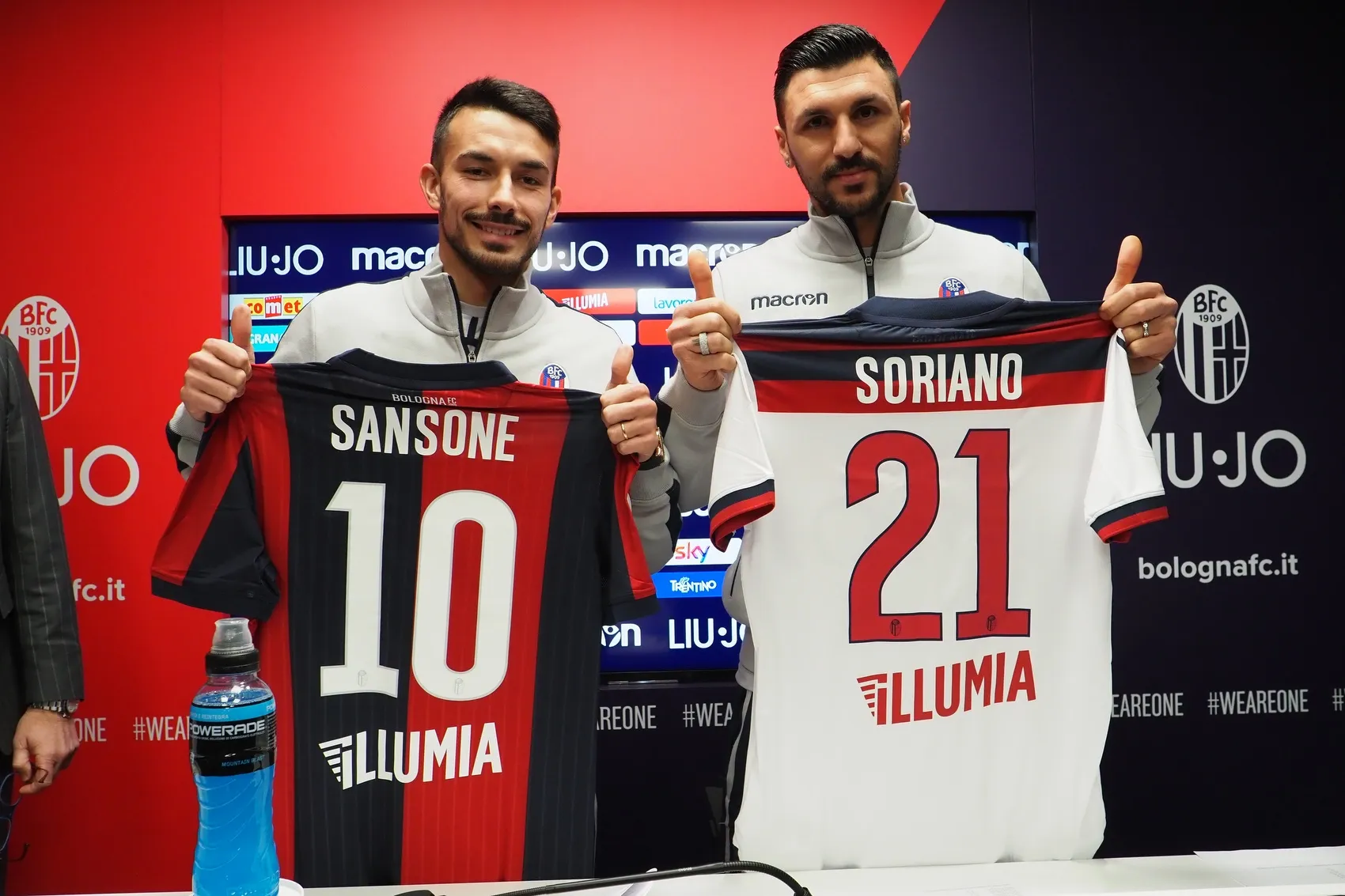 Sansone e Soriano al Bologna a titolo definitivo