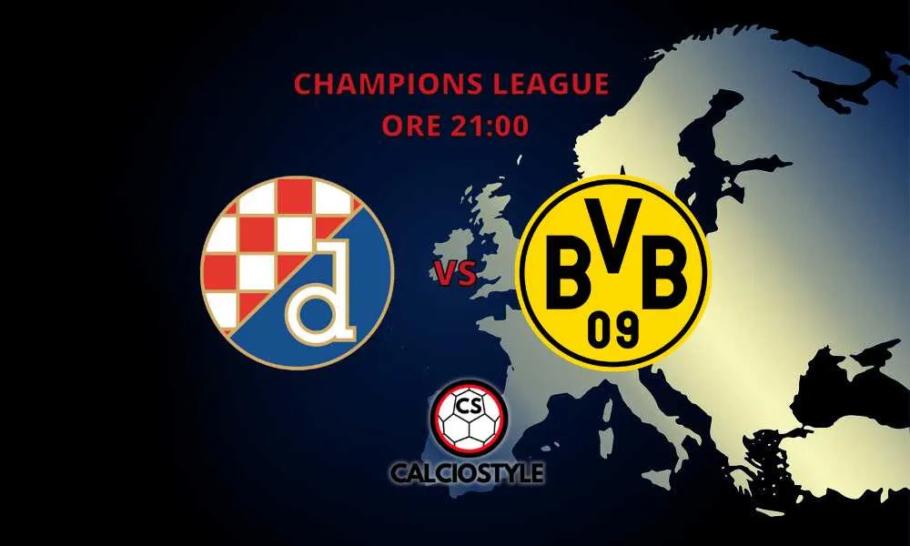 Dinamo Zagabria-Borussia Dortmund, le probabili formazioni e dove vederla