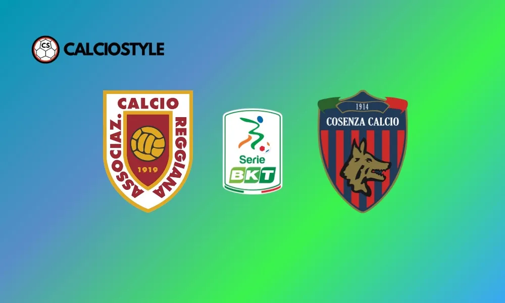 Reggiana - Cosenza, le formazioni ufficiali