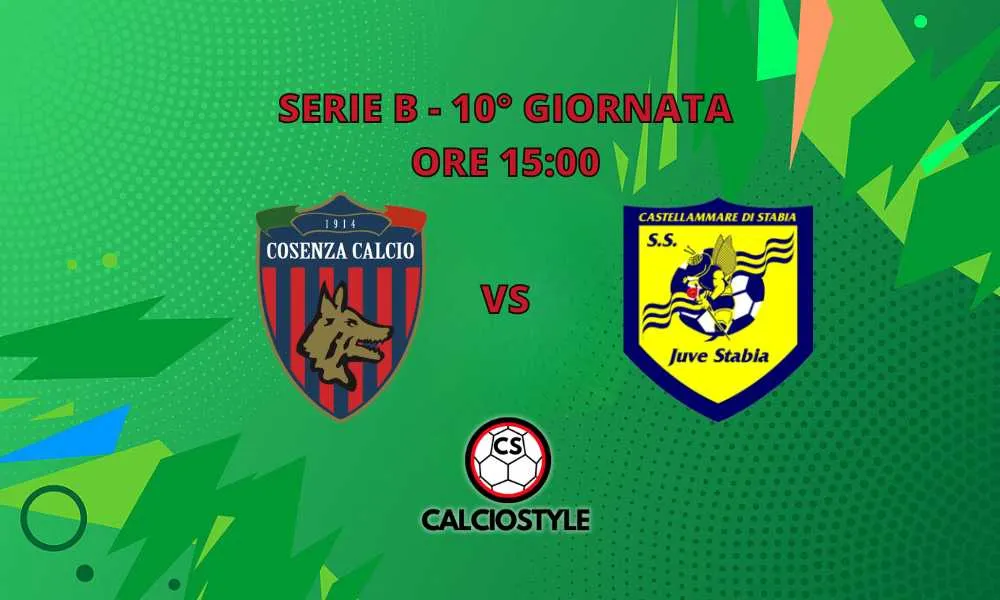 Cosenza-Juve Stabia, probabili formazioni e dove vederla