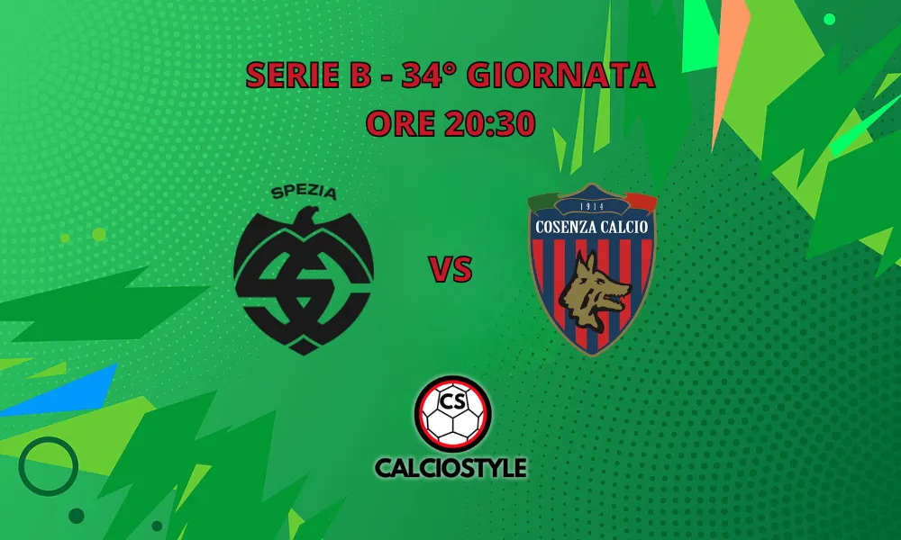 Spezia-Cosenza, probabili formazioni e dove vederla