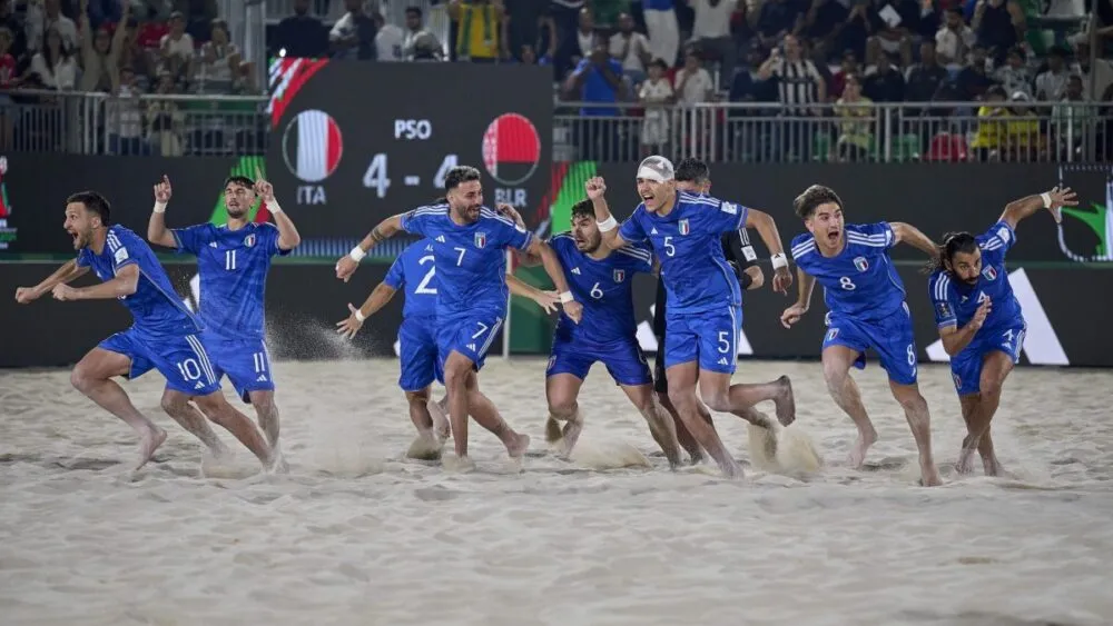 Italia beach soccer: campioni in carica con tanta ambizione