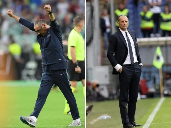 Allegri batte Sarri: tra cortomuso e musi lunghi