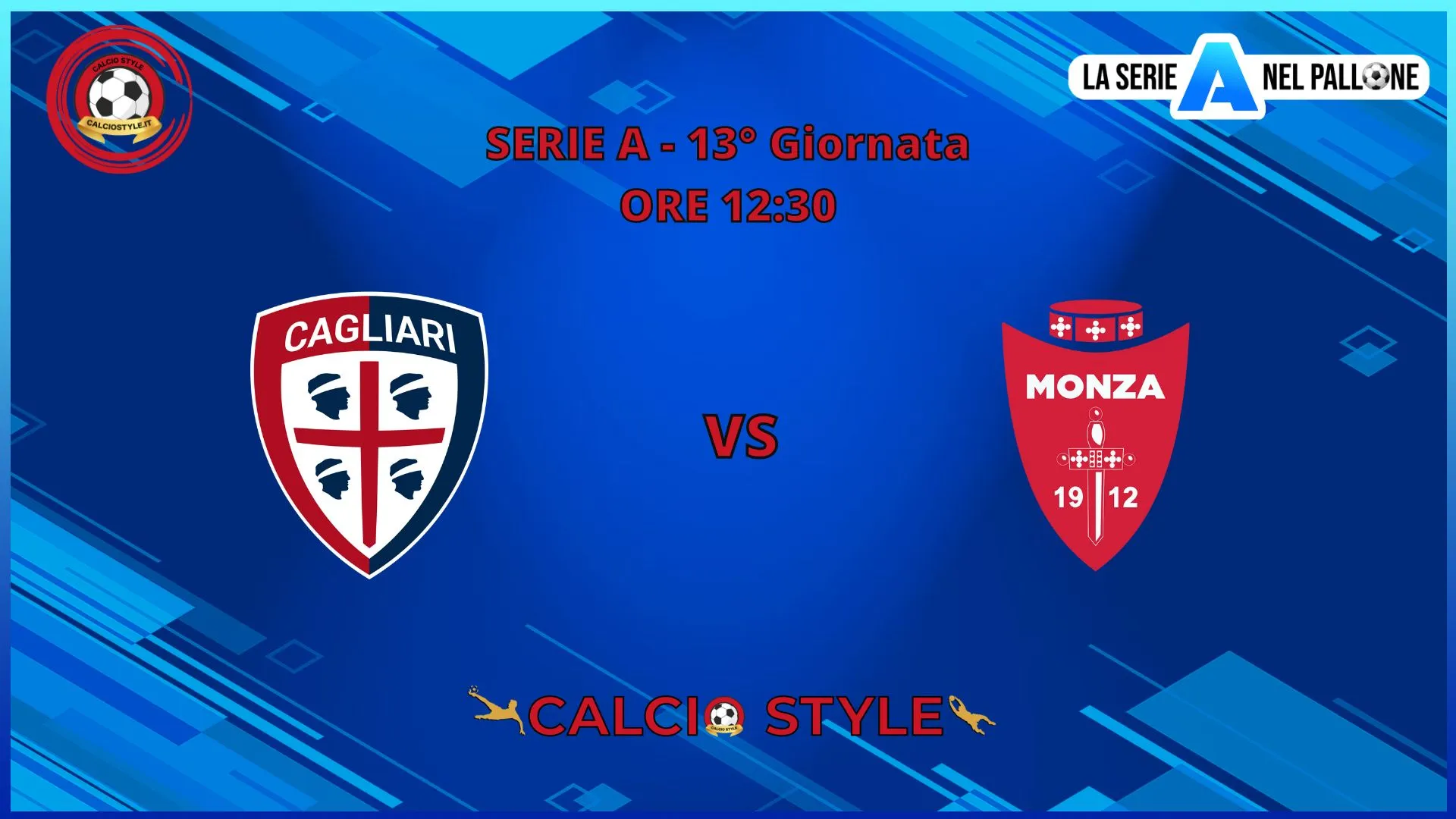 Cagliari - Monza: formazioni ufficiali