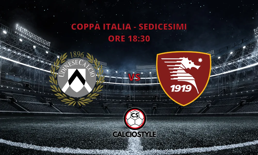 Udinese - Salernitana: probabili formazioni e dove vederla