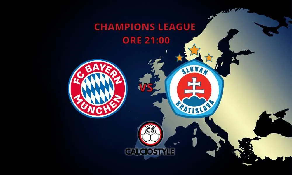 Bayern Monaco-Slovan Bratislava, probabili formazioni e dove vederla