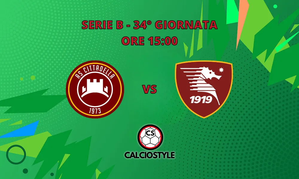 Cittadella-Salernitana: le probabili formazioni e dove vederla