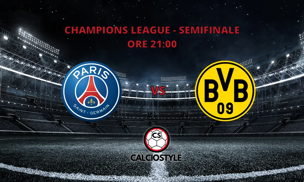 PSG - Borussia Dortmund: le formazioni ufficiali
