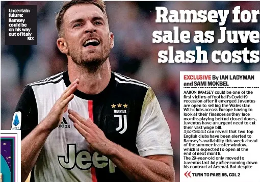 Daily Mail: la Juve cerca acquirenti per Ramsey. Ai Red Devils per Pogba?