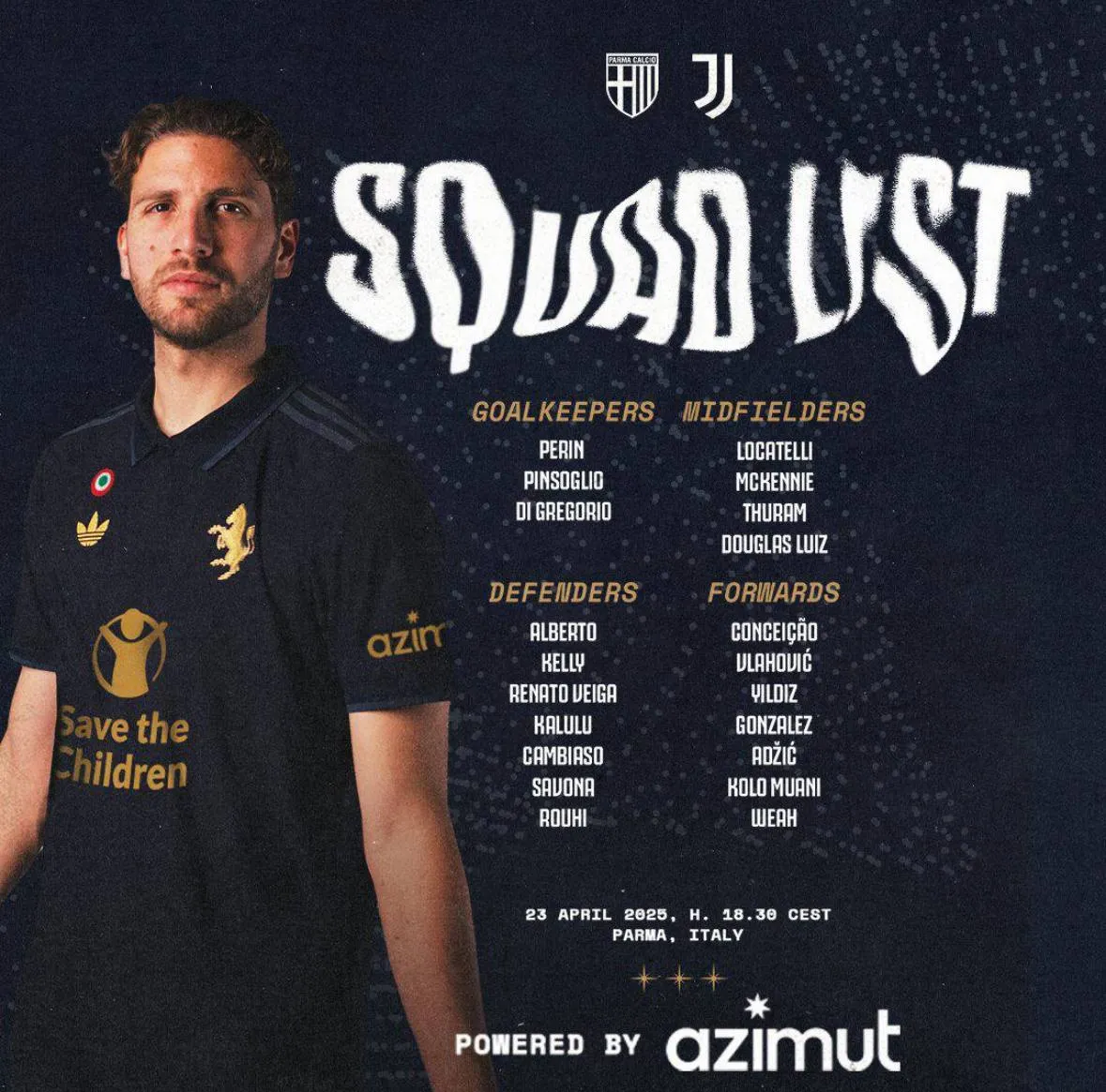 Convocati Juventus