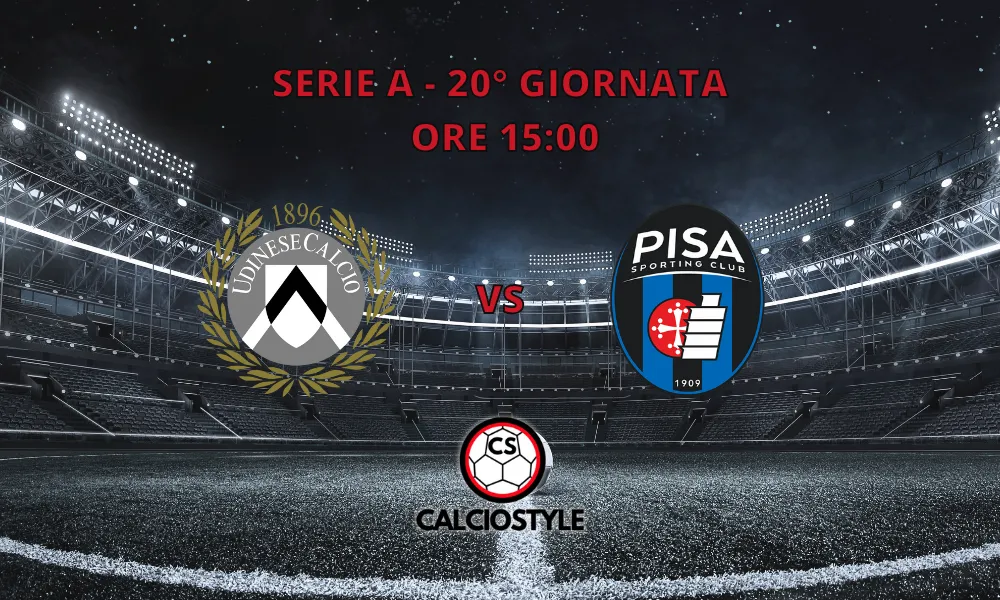 Udinese-Pisa, le formazioni ufficiali: Meister unica punta?