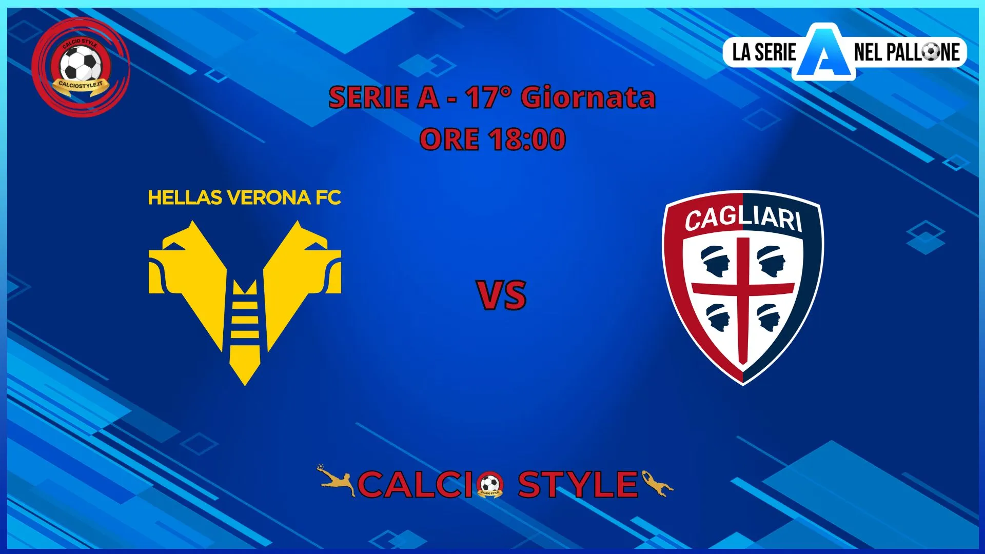 Hellas Verona - Cagliari: le formazioni ufficiali