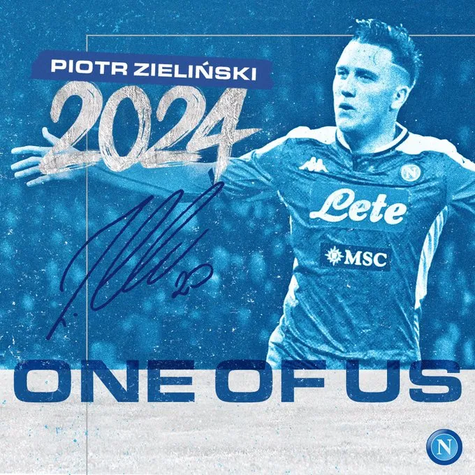 Napoli, ufficiale il rinnovo di Zielinski