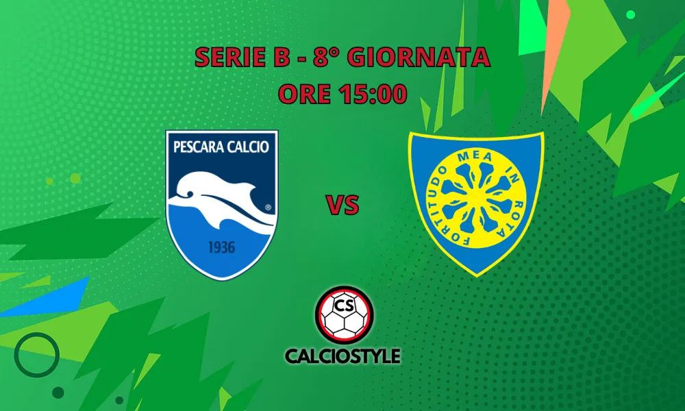 Pescara-Carrarese: probabili formazioni e dove vederla
