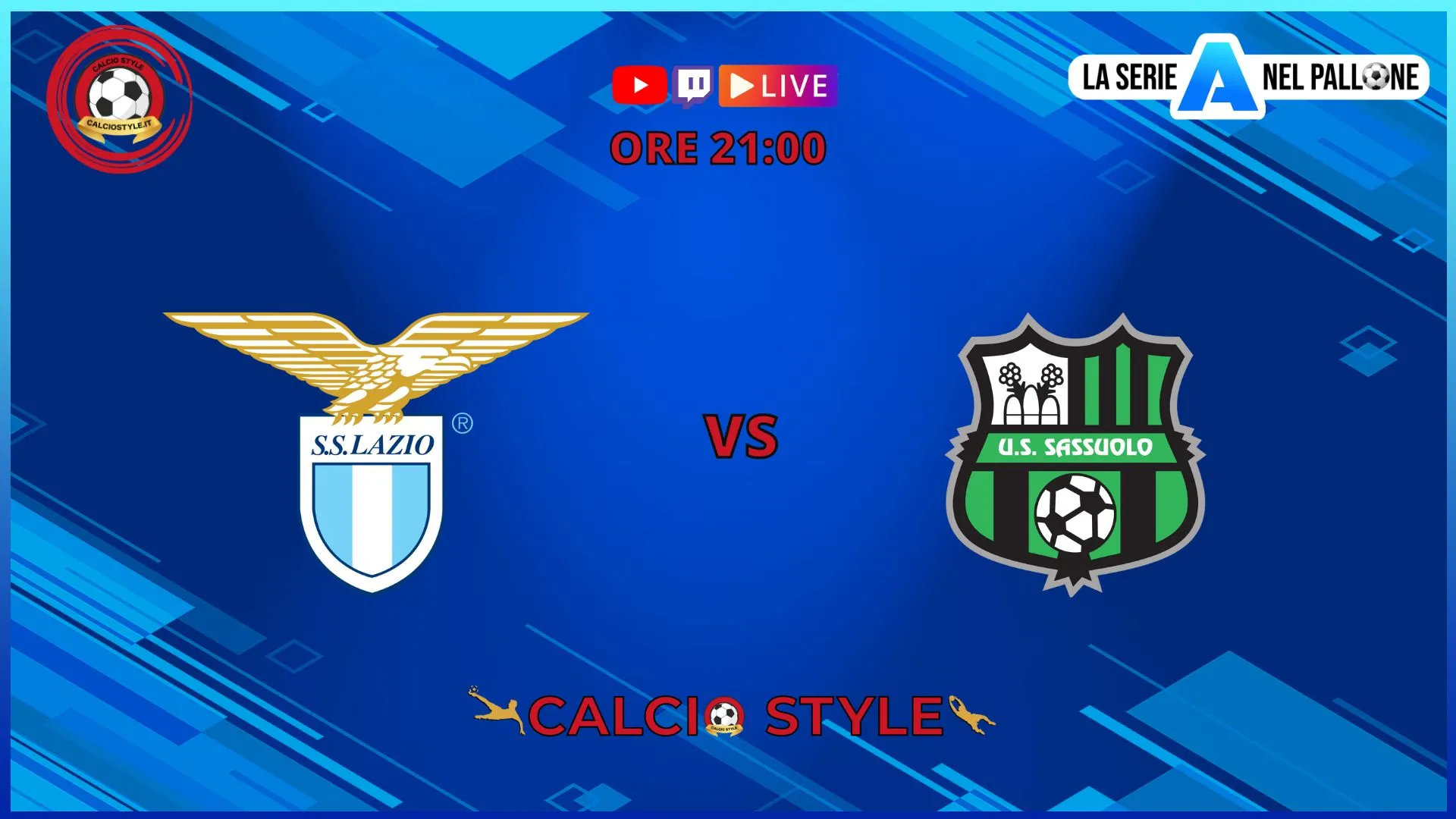 Lazio-Sassuolo, le formazioni ufficiali