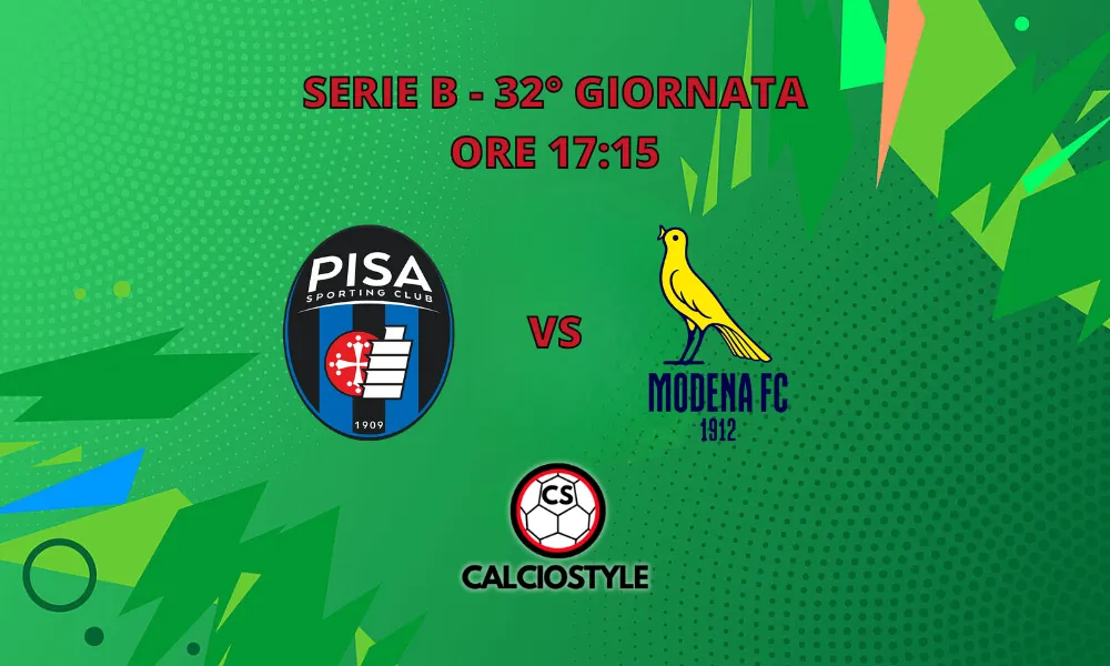 Pisa-Modena, le probabili formazioni e dove vederla