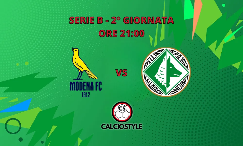 Modena-Avellino, probabili formazioni e dove vederla