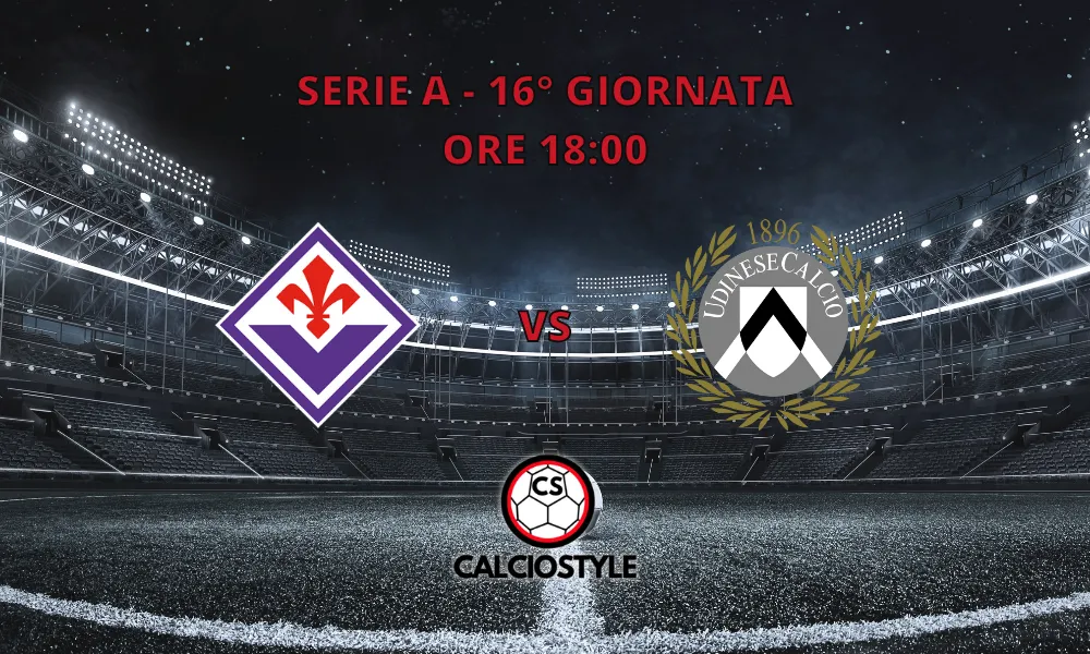 Fiorentina-Udinese, le formazioni ufficiali