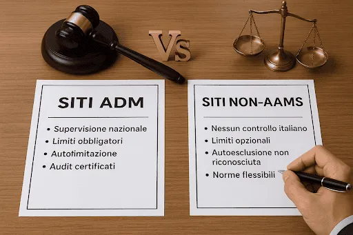 Siti non-AAMS: quali sono i rischi reali per i giocatori italiani